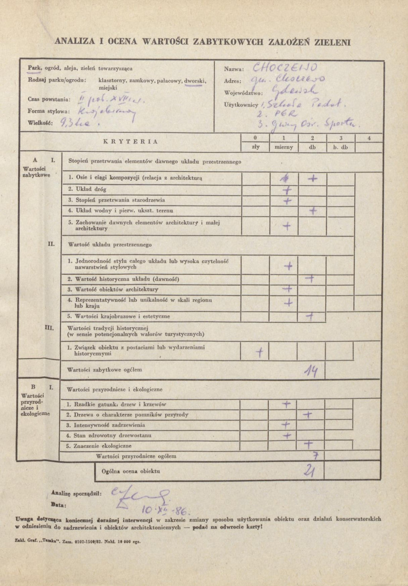 EP - Ewidencja parkowa, skan nr 3