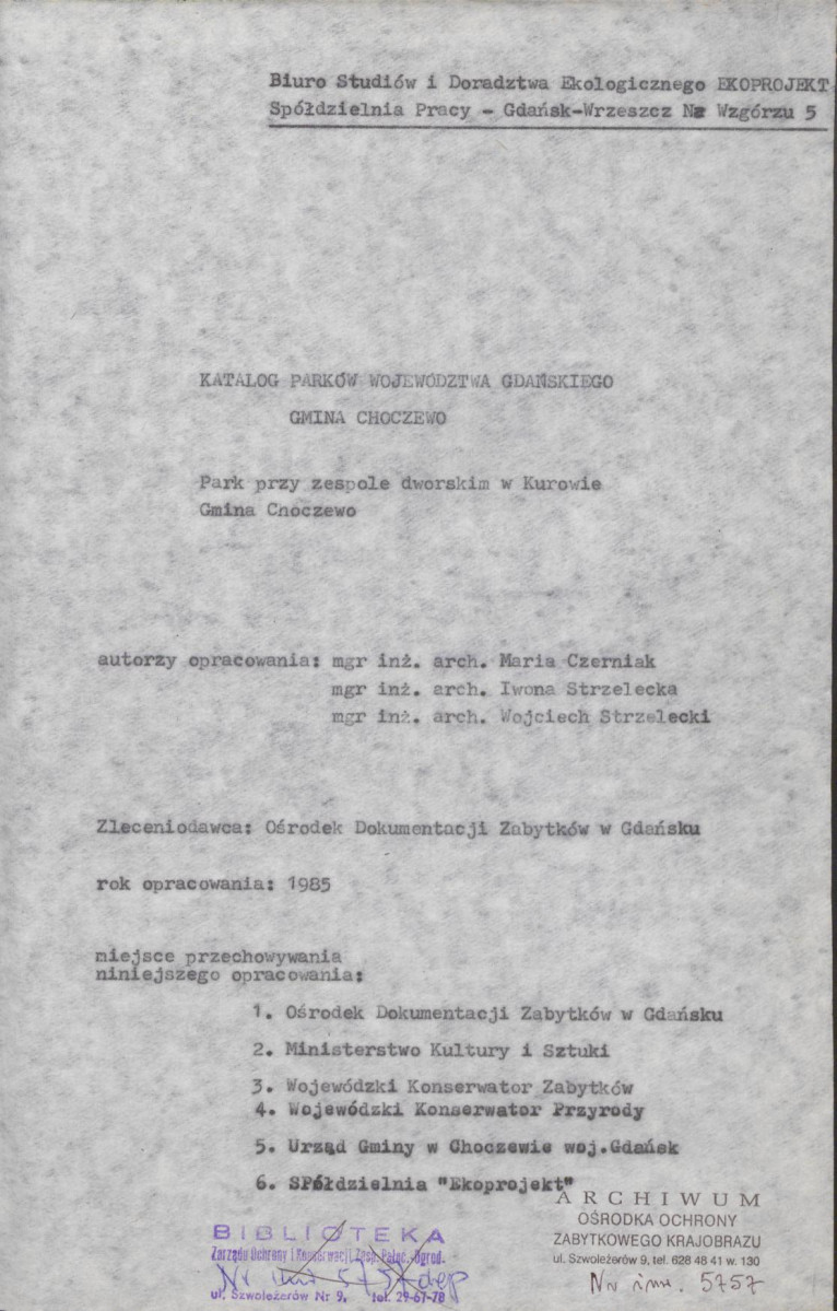 EP - Ewidencja parkowa, skan nr 4