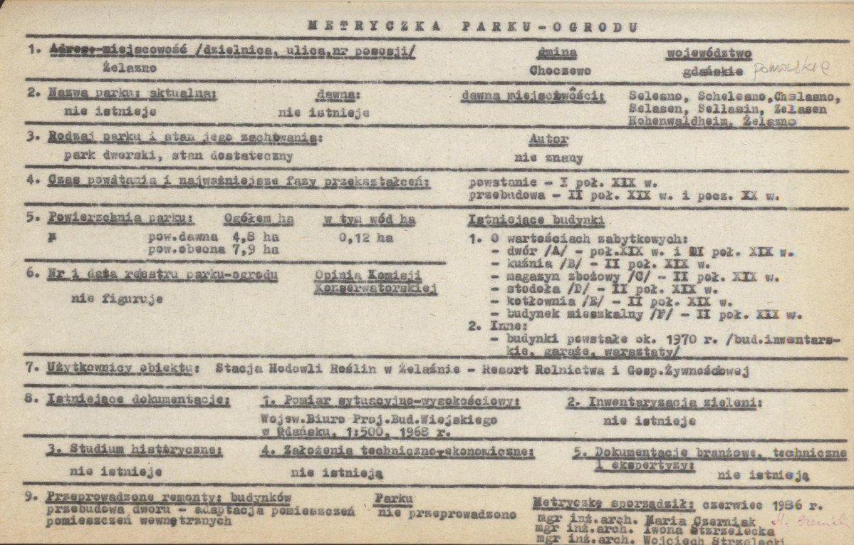EP - Ewidencja parkowa, skan nr 6