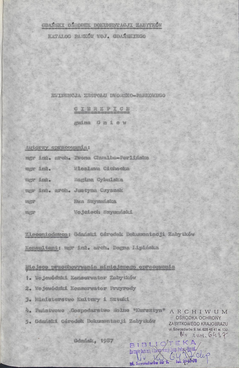 EP - Ewidencja parkowa, skan nr 4