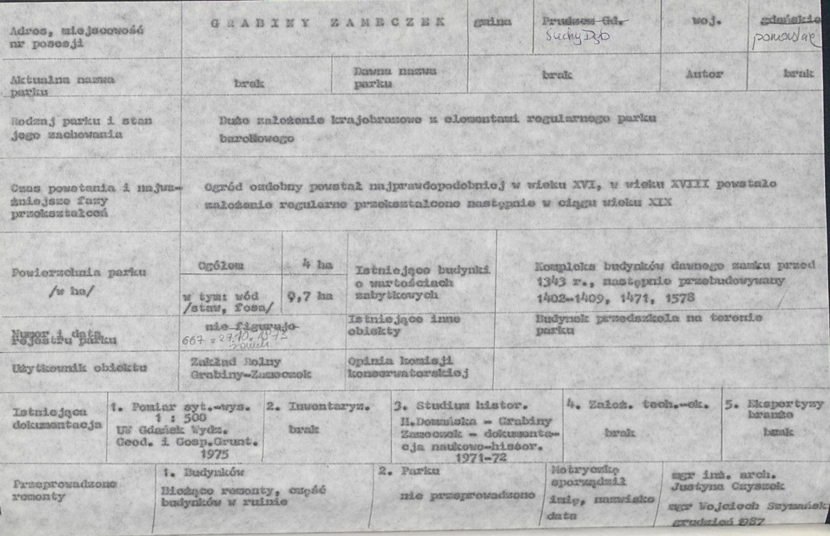 Ewidencja parkowa, skan nr 5