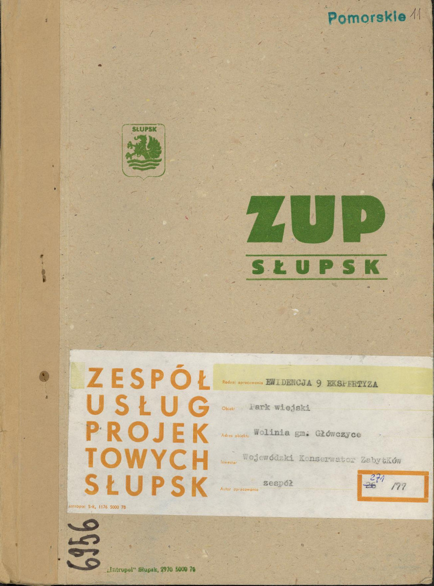 EP - Ewidencja parkowa, skan nr 1