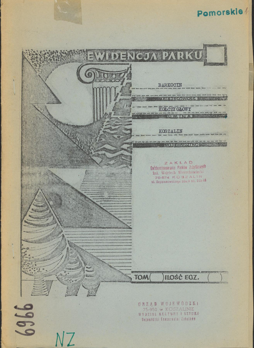 Ewidencja parkowa, skan nr 1