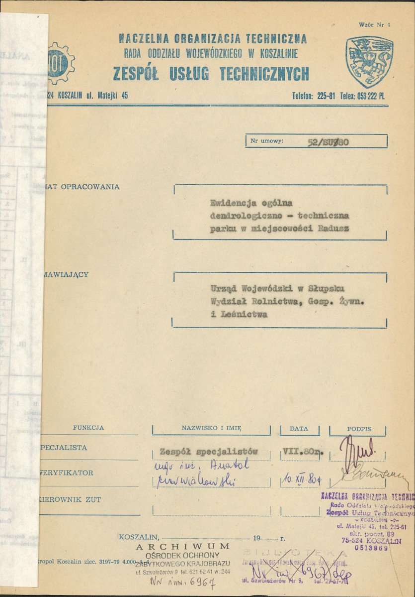 EP - Ewidencja parkowa, skan nr 4