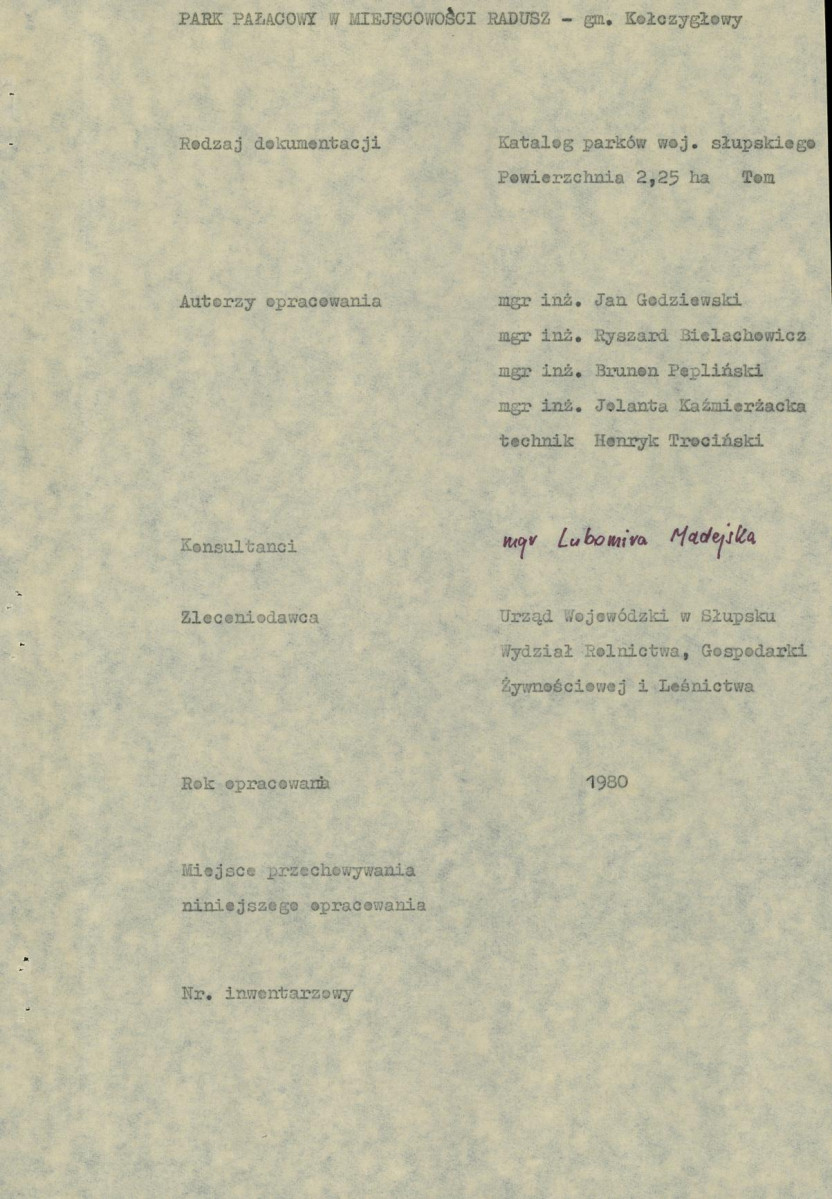 EP - Ewidencja parkowa, skan nr 5