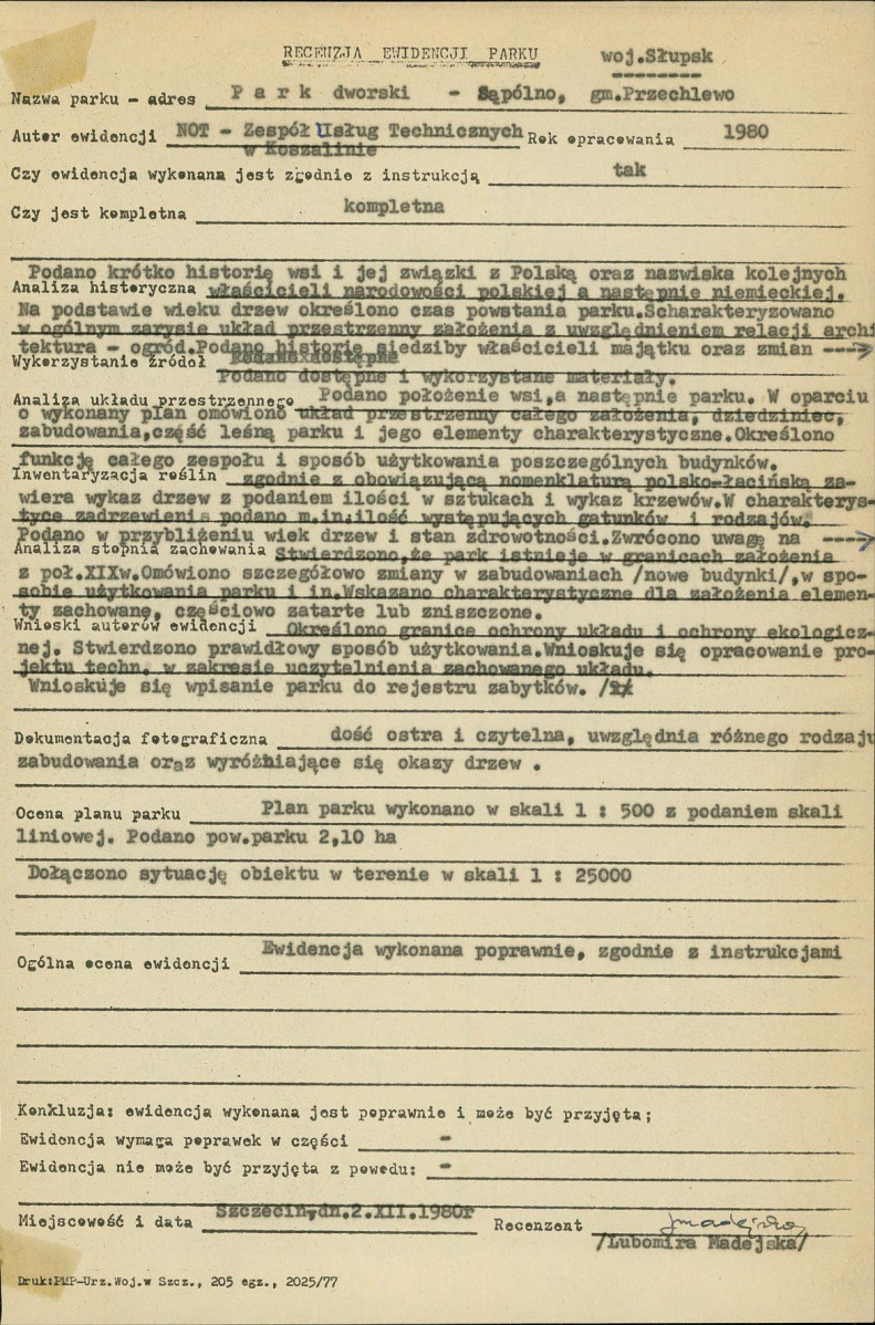 Ewidencja parkowa, skan nr 24
