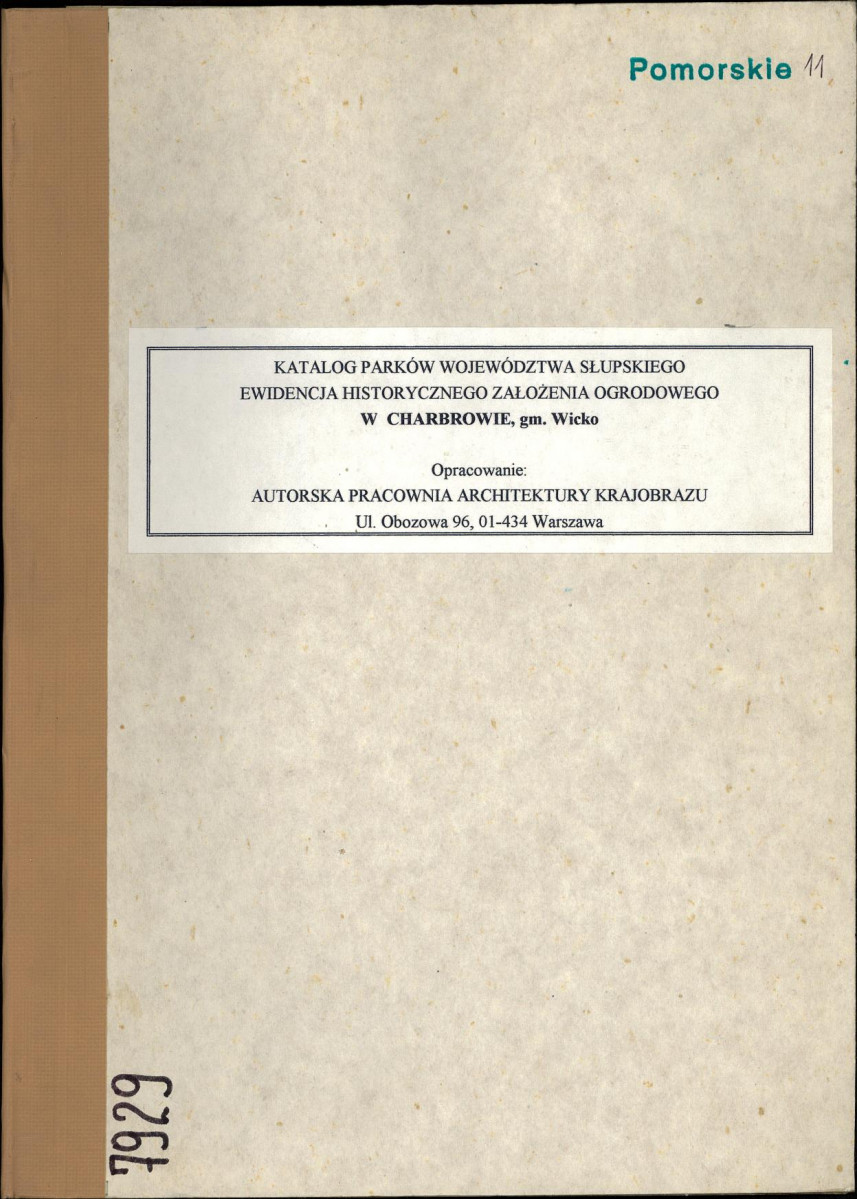 Ewidencja parkowa, skan nr 1