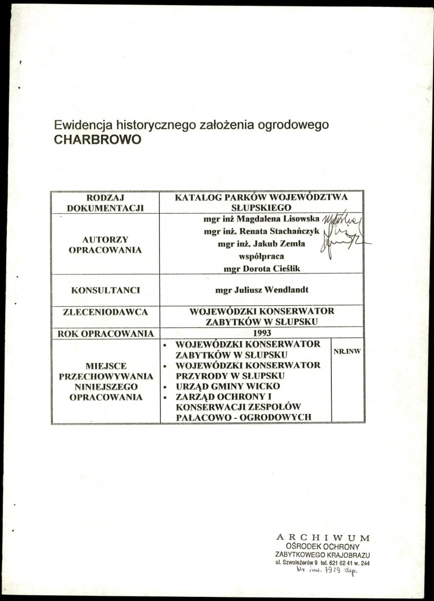 Ewidencja parkowa, skan nr 5