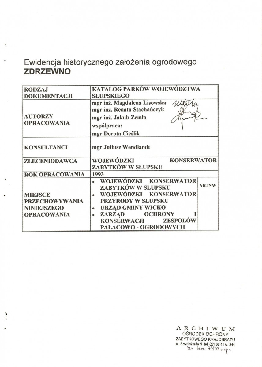 Ewidencja parkowa, skan nr 5