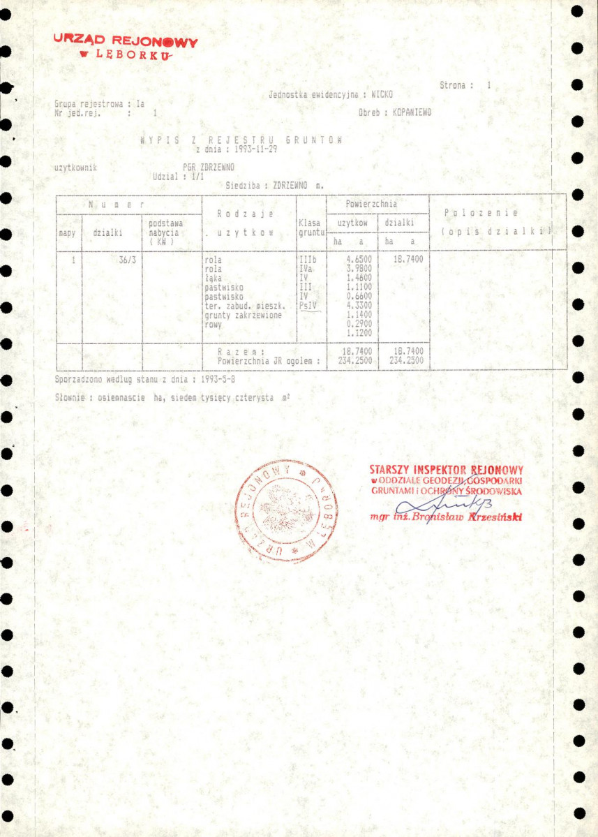 Ewidencja parkowa, skan nr 25