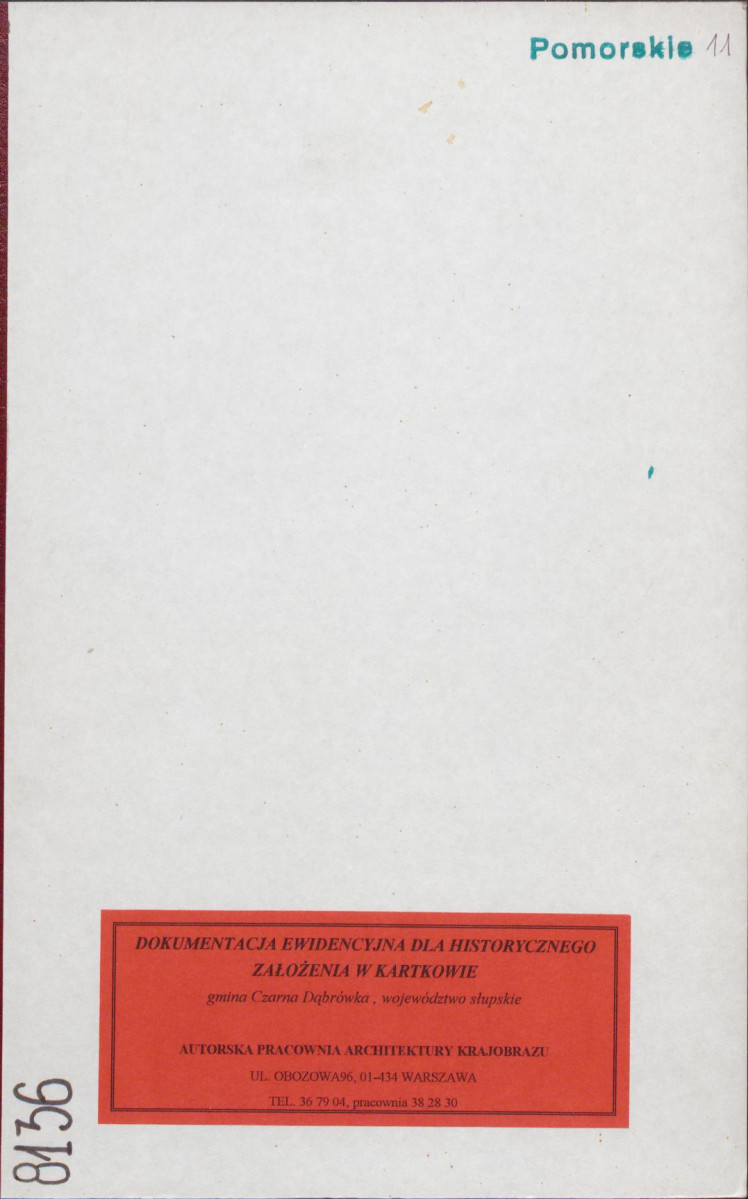 EP - Ewidencja parkowa, skan nr 1