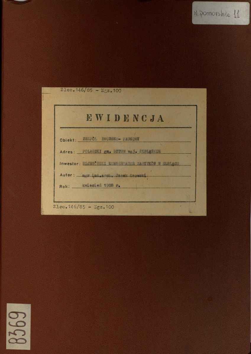 EP - Ewidencja parkowa, skan nr 1