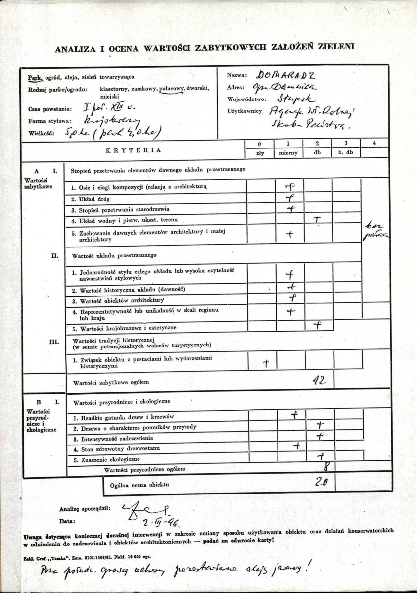EP - Ewidencja parkowa, skan nr 3