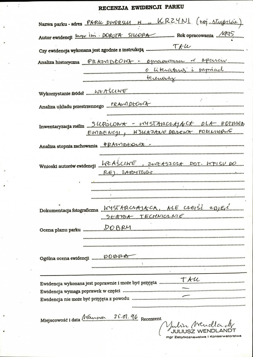 EP - Ewidencja parkowa, skan nr 5