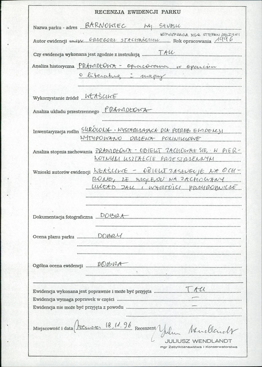 EP - Ewidencja parkowa, skan nr 6