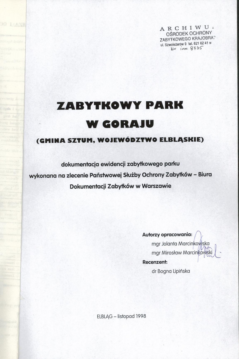EP - Ewidencja parkowa, skan nr 4