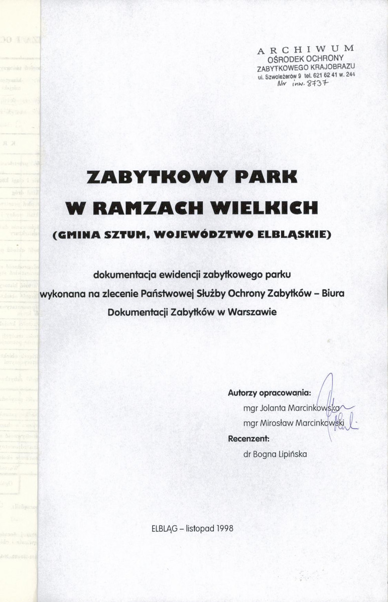 EP - Ewidencja parkowa, skan nr 4