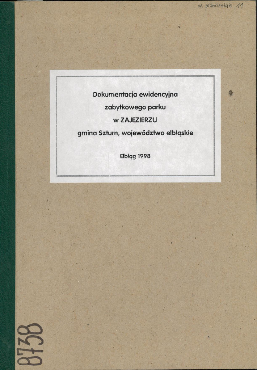 EP - Ewidencja parkowa, skan nr 1