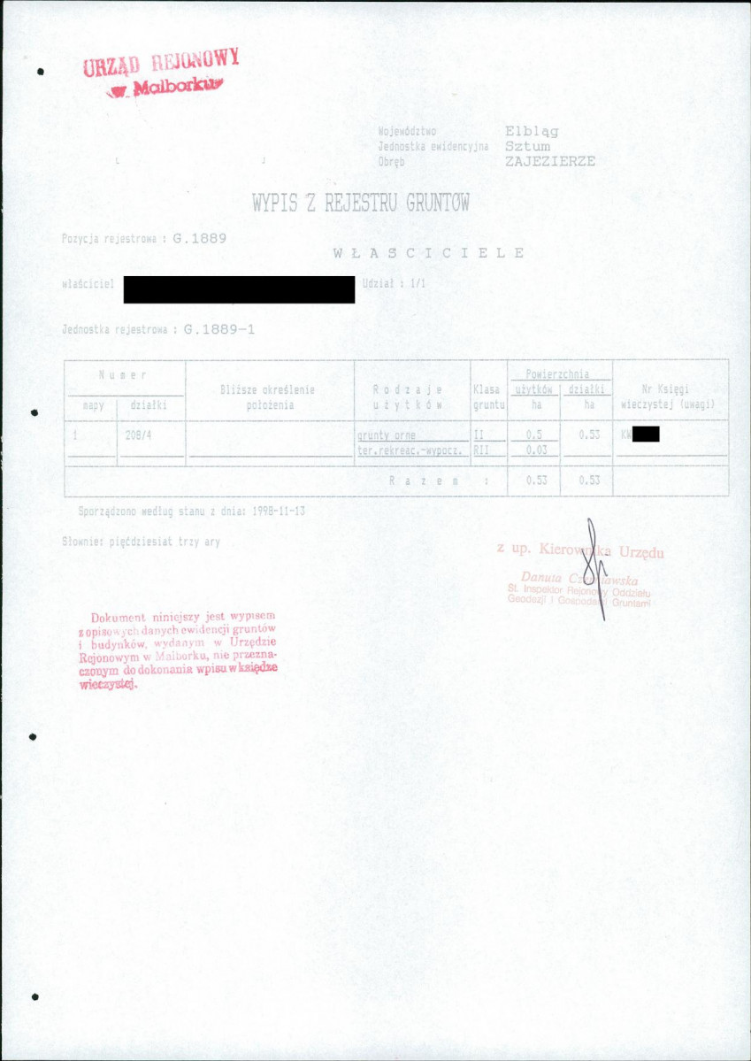 EP - Ewidencja parkowa, skan nr 12