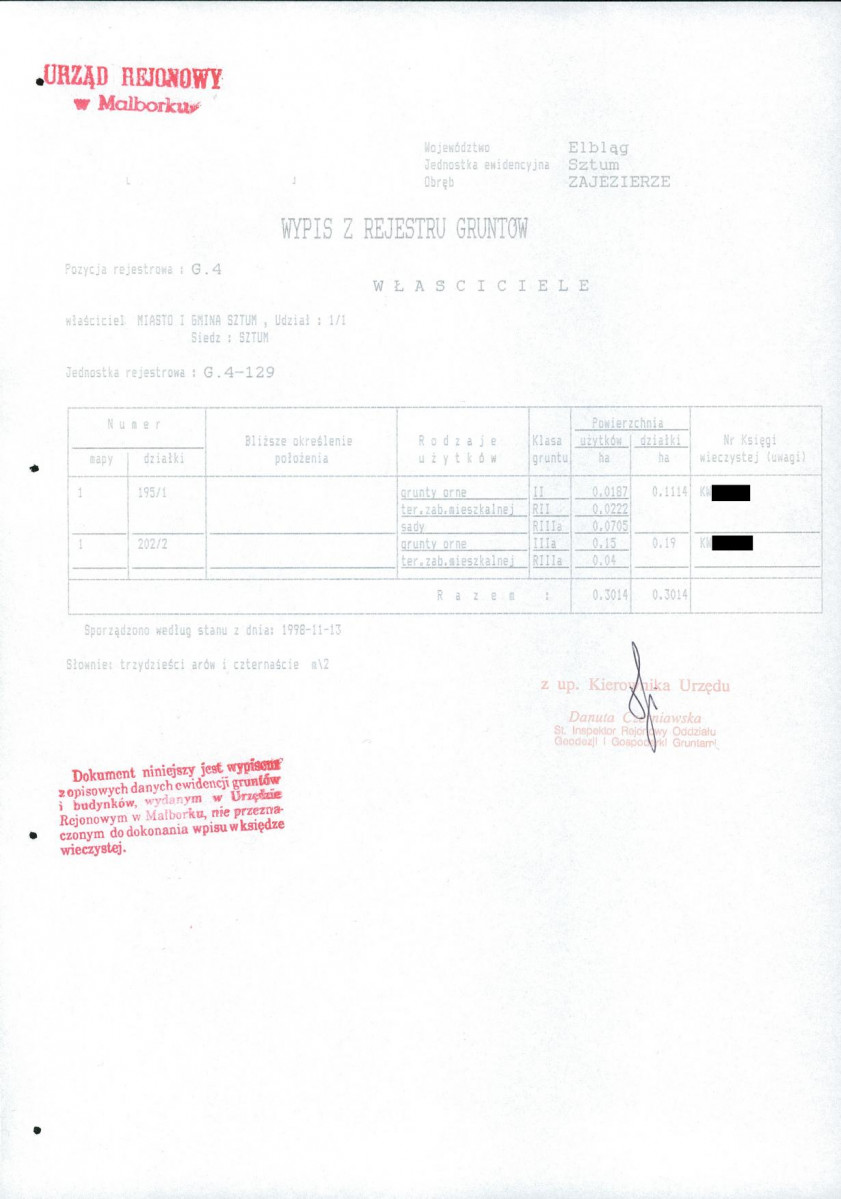 EP - Ewidencja parkowa, skan nr 19