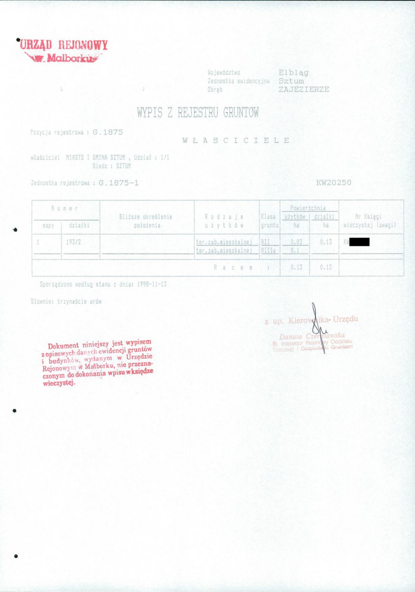 EP - Ewidencja parkowa, skan nr 20