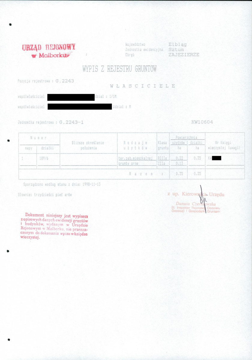 EP - Ewidencja parkowa, skan nr 23
