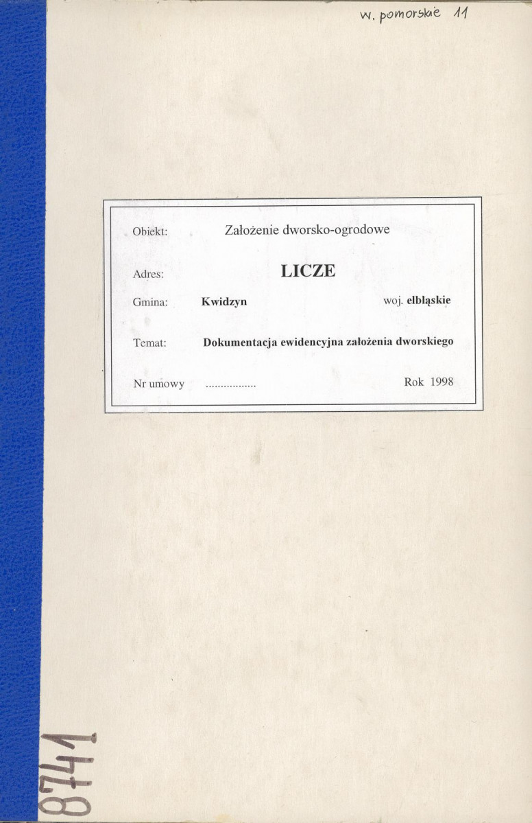 EP - Ewidencja parkowa, skan nr 1