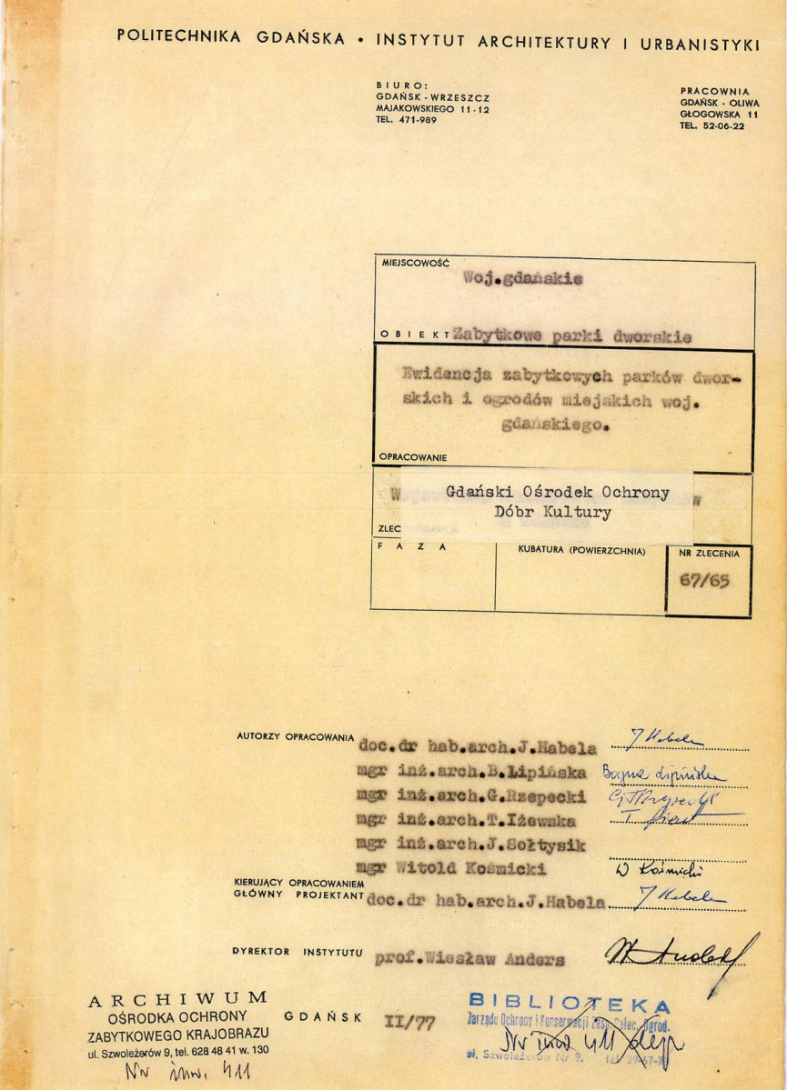 EP - Ewidencja parkowa, skan nr 3