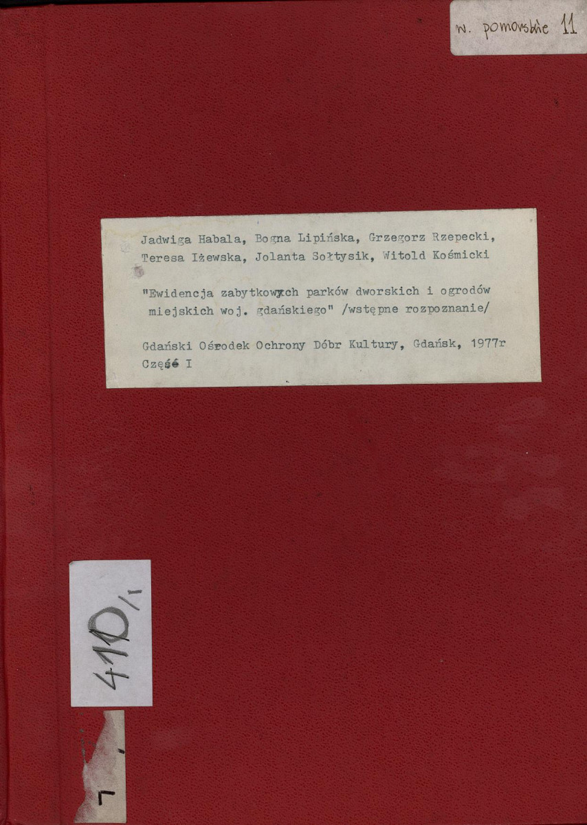 EP - Ewidencja parkowa, skan nr 1