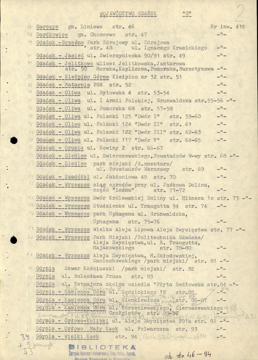 Ewidencja parkowa, skan nr 30