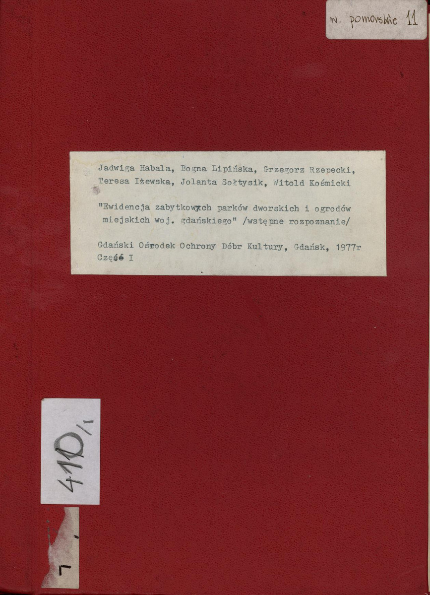 Ewidencja parkowa, skan nr 1