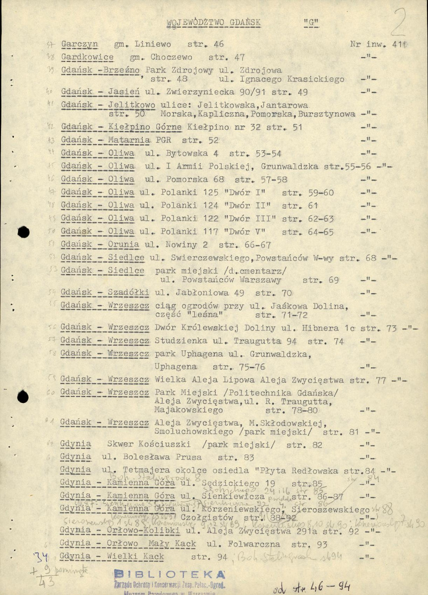 Ewidencja parkowa, skan nr 30