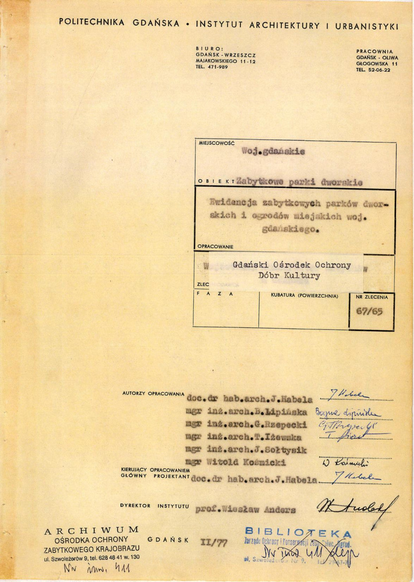 EP - Ewidencja parkowa, skan nr 4