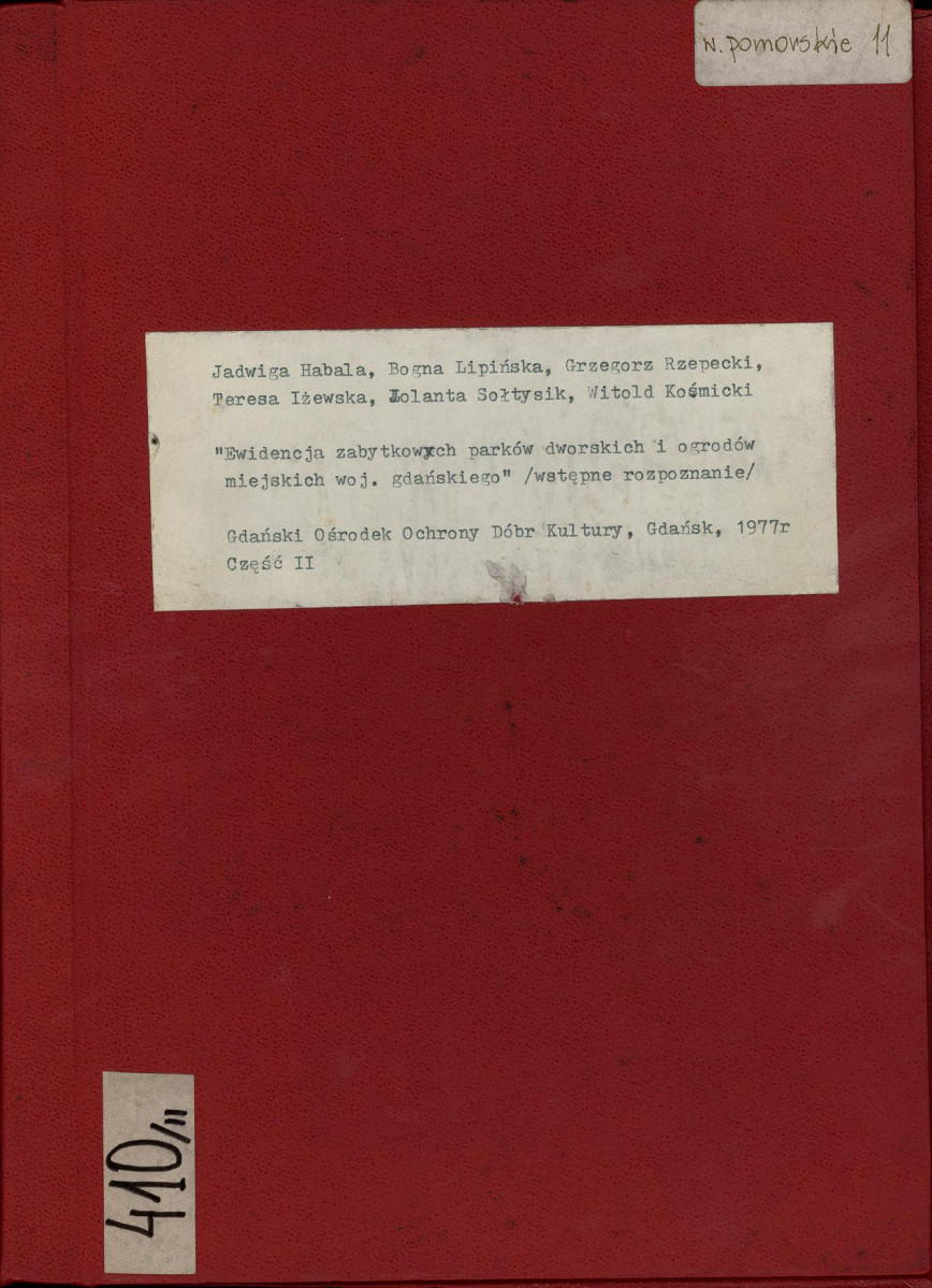 Ewidencja parkowa, skan nr 1