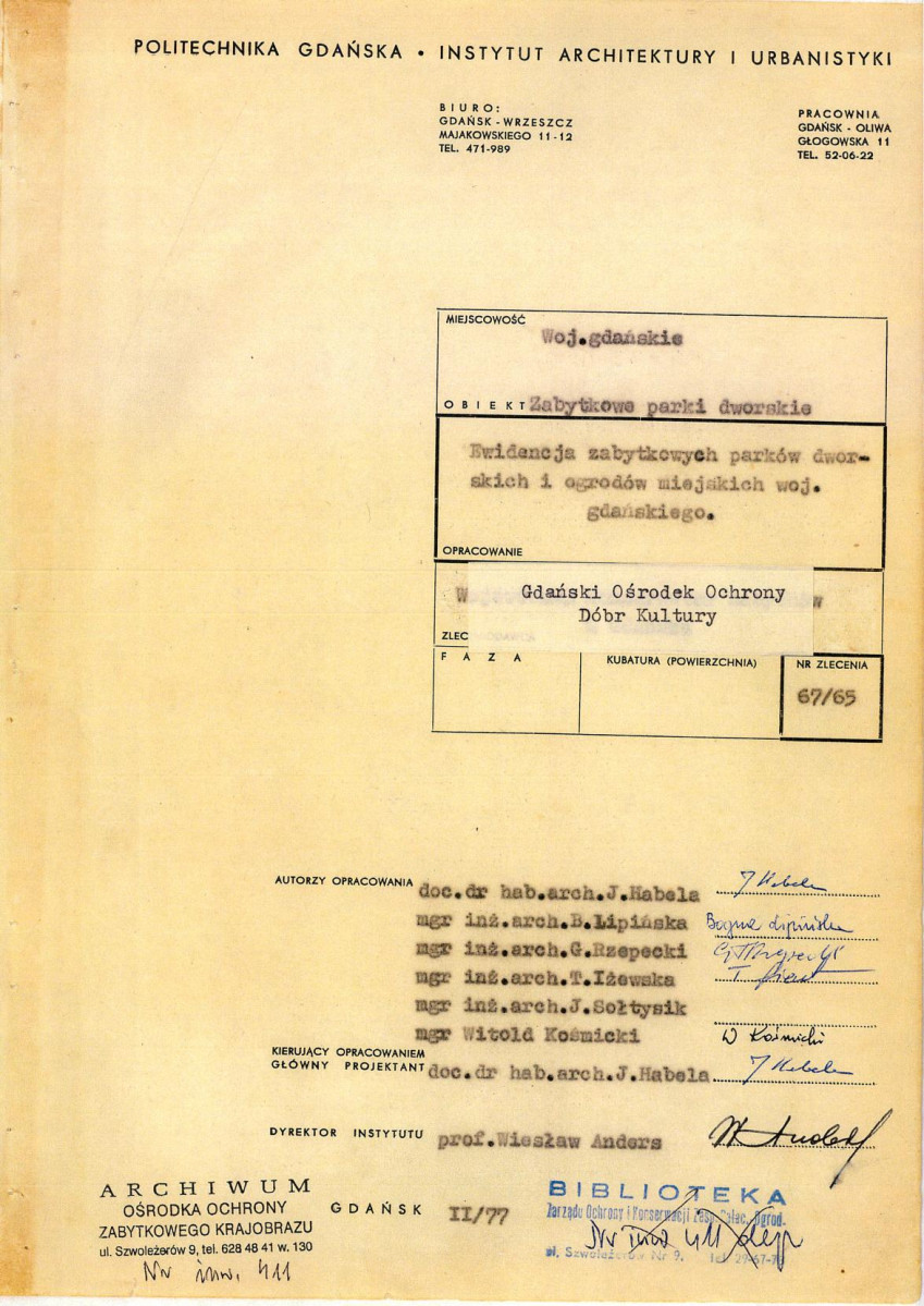 EP - Ewidencja parkowa, skan nr 4
