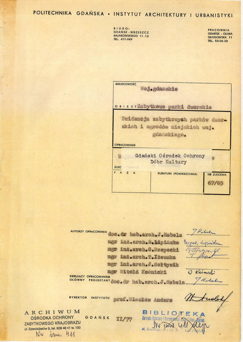 EP - Ewidencja parkowa, skan nr 4