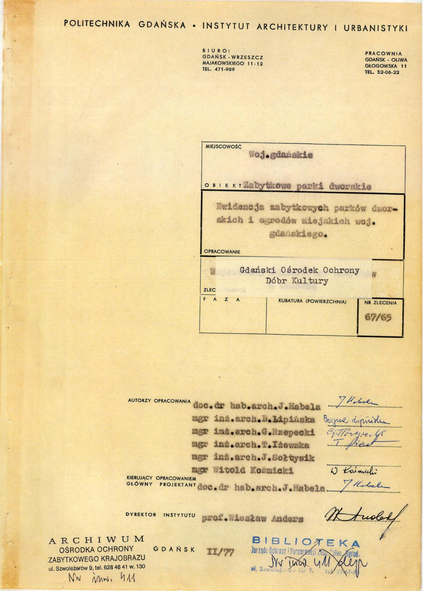 EP - Ewidencja parkowa, skan nr 4