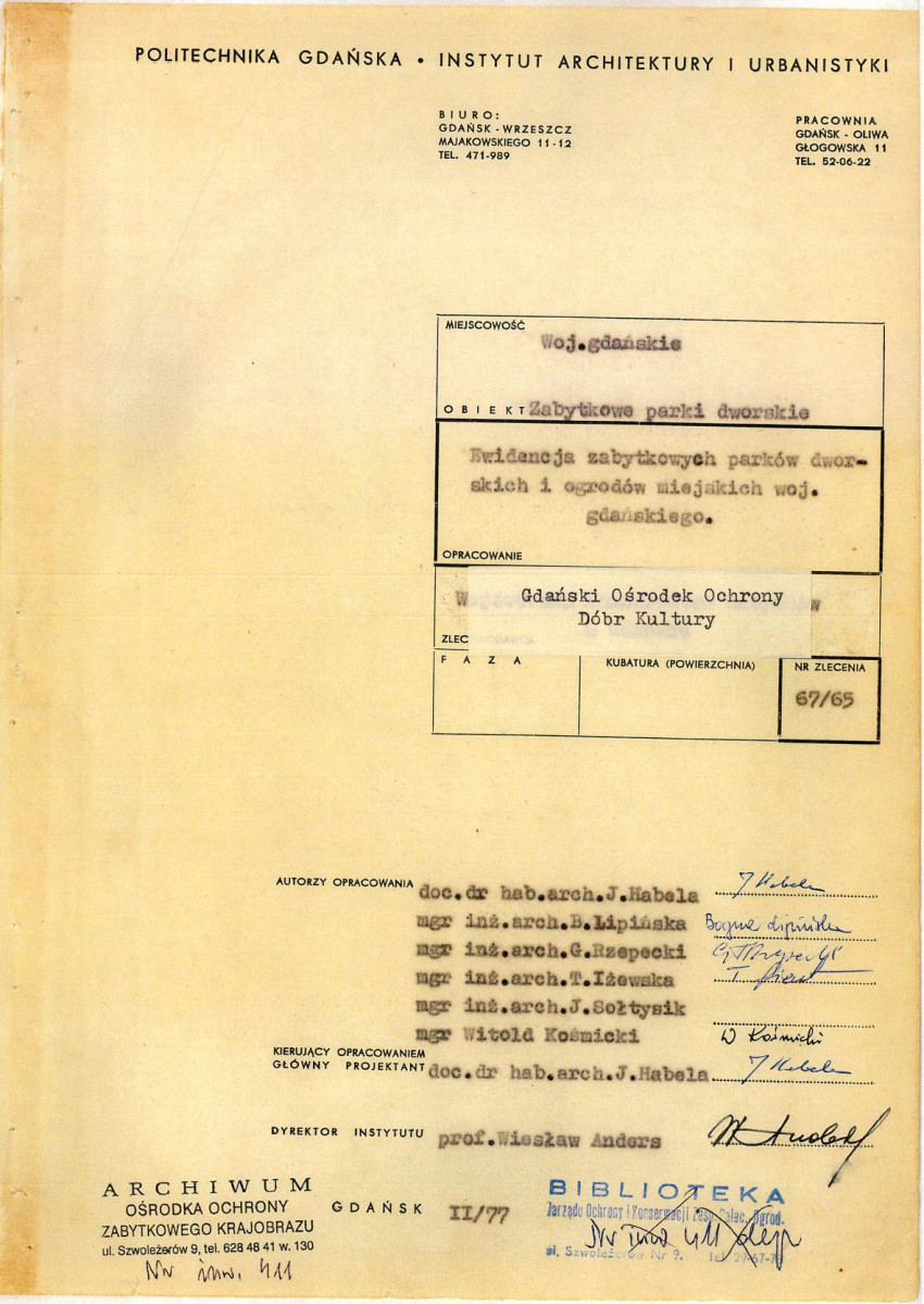 EP - Ewidencja parkowa, skan nr 3