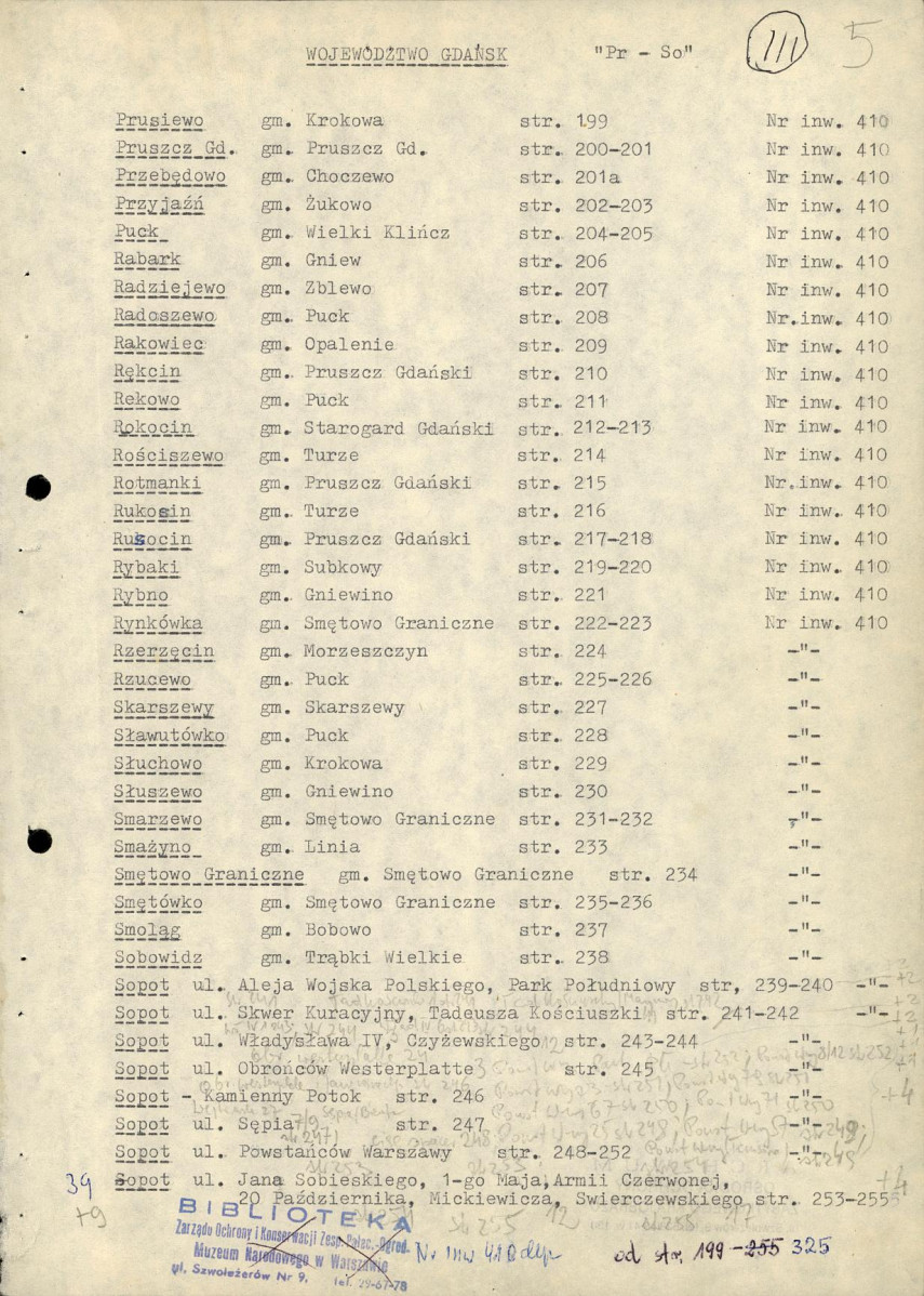EP - Ewidencja parkowa, skan nr 29