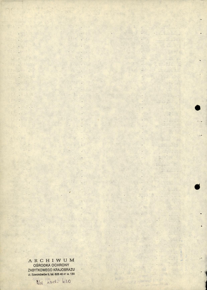 EP - Ewidencja parkowa, skan nr 30