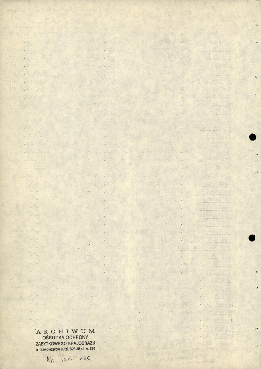 EP - Ewidencja parkowa, skan nr 30