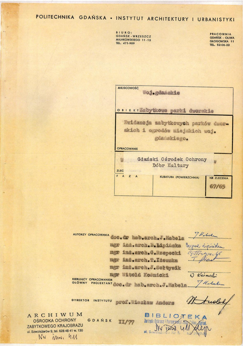 EP - Ewidencja parkowa, skan nr 3