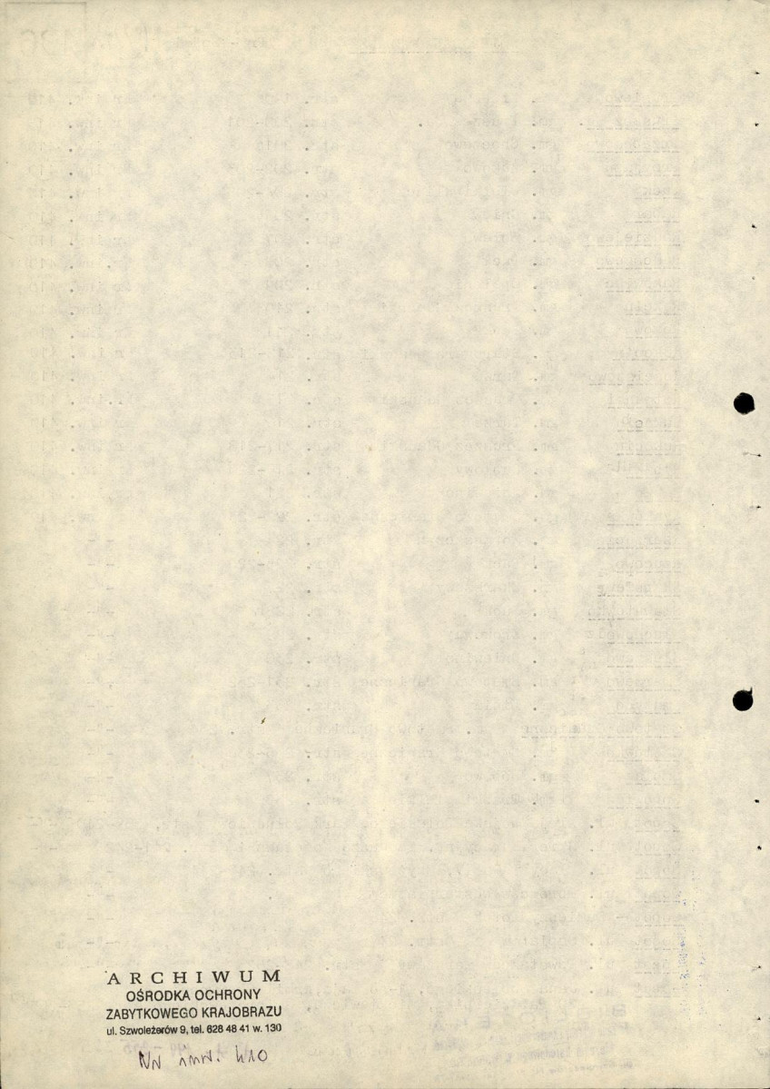 EP - Ewidencja parkowa, skan nr 30