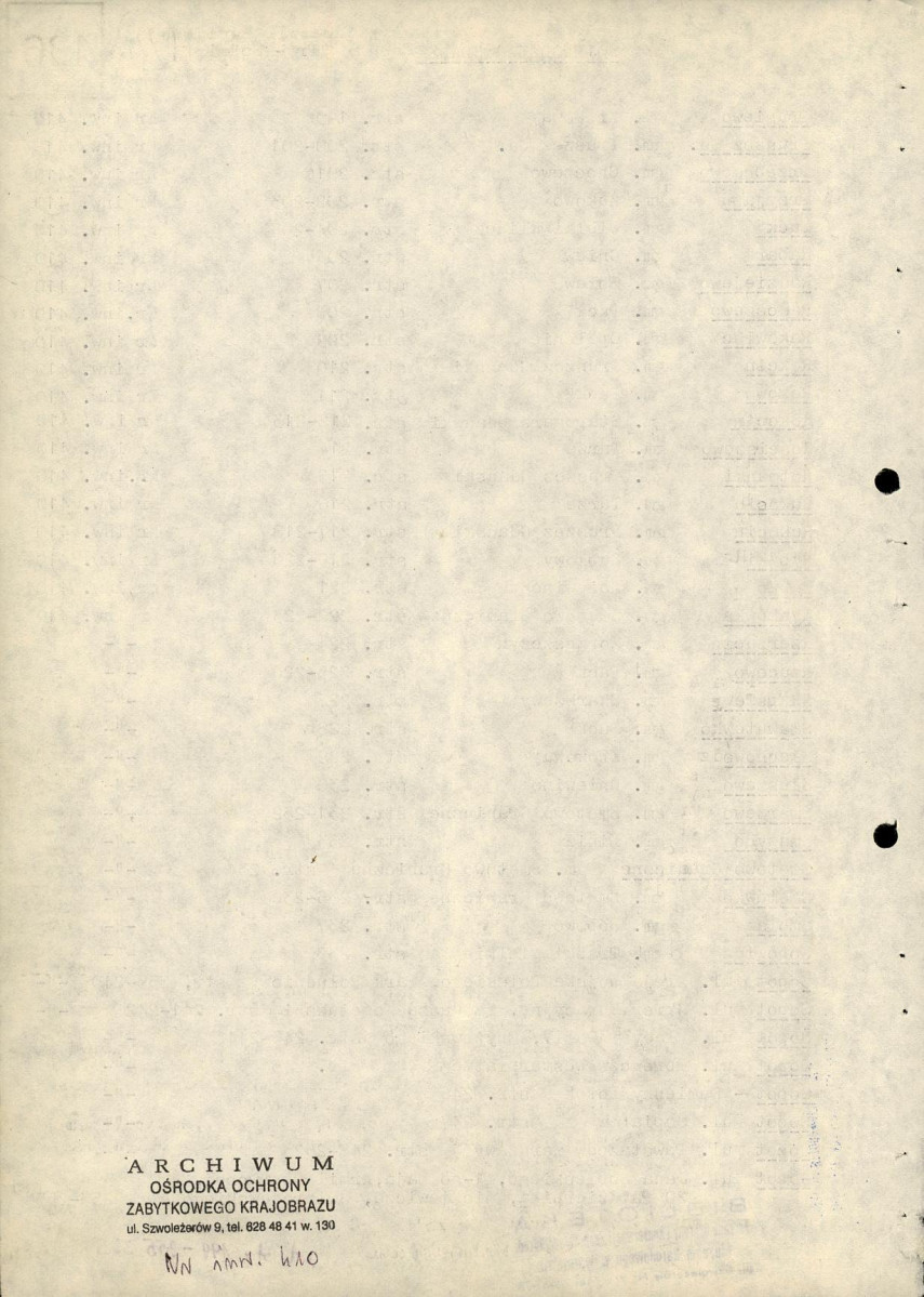 EP - Ewidencja parkowa, skan nr 30