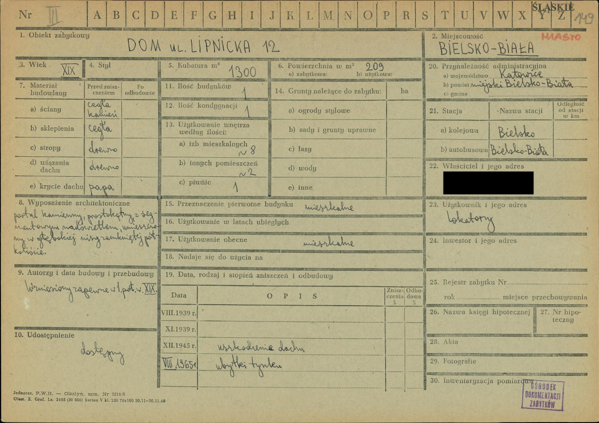 KZ - Karta zielona, skan nr 1