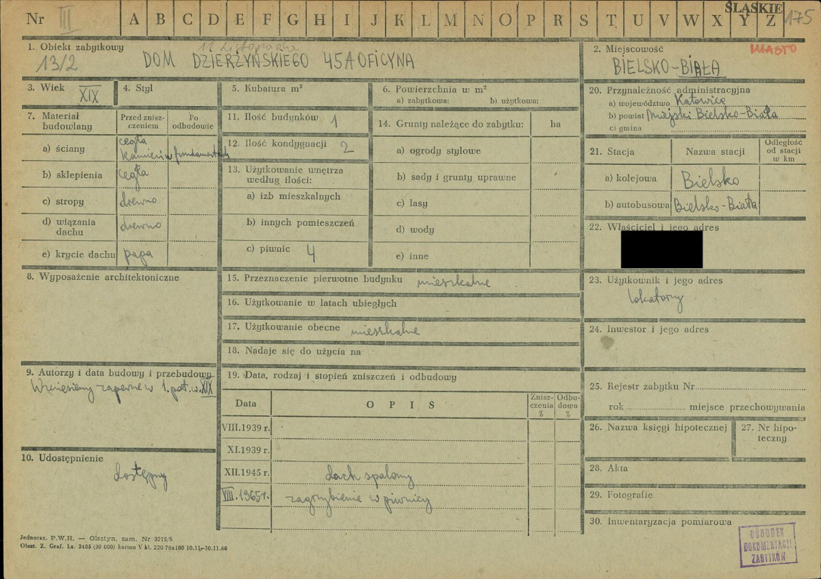 KZ - Karta zielona, skan nr 1