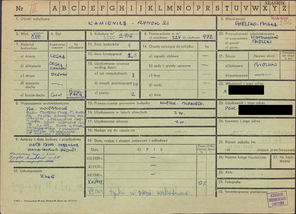 KZ - Karta zielona, skan nr 1