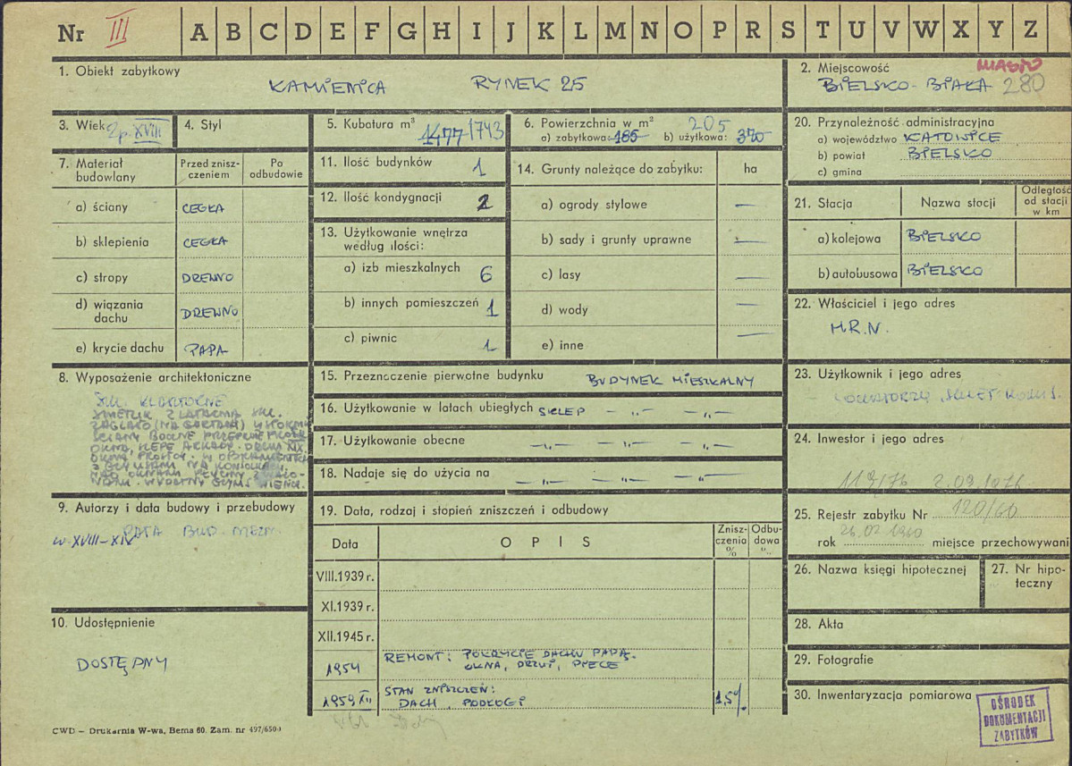Karta zielona, skan nr 1