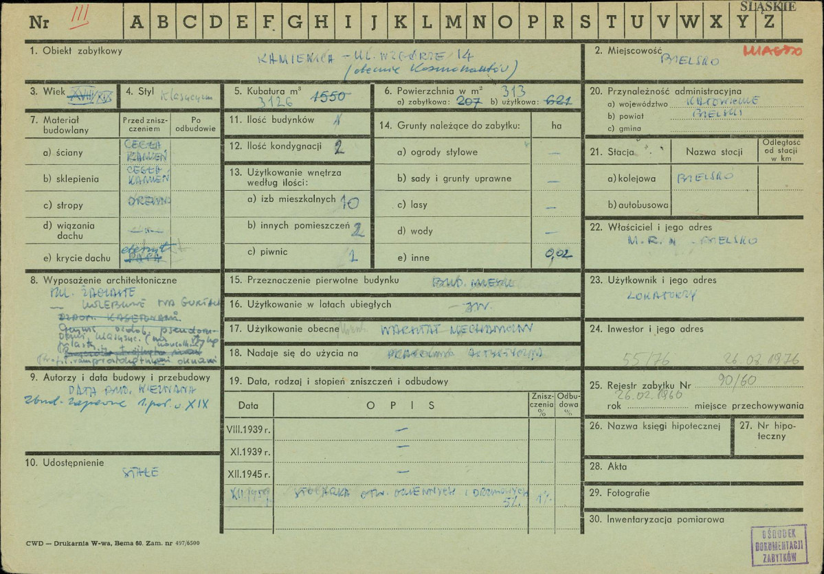 Karta zielona, skan nr 1