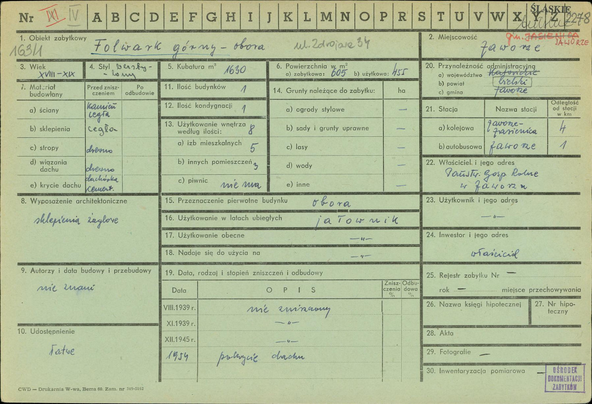 Karta zielona, skan nr 1
